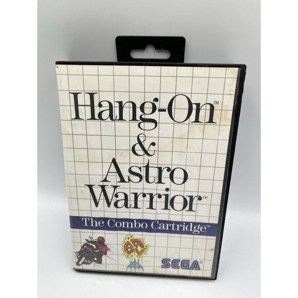 Hang-On & Astro Warrior: The Combo Cartridge (Sega Master System) Complete CIB - Picture 1 of 14